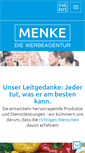 Mobile Screenshot of menke.de