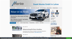 Desktop Screenshot of menke.eu